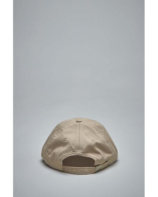 Ganni Natural Logo Embroidered Baseball Cap