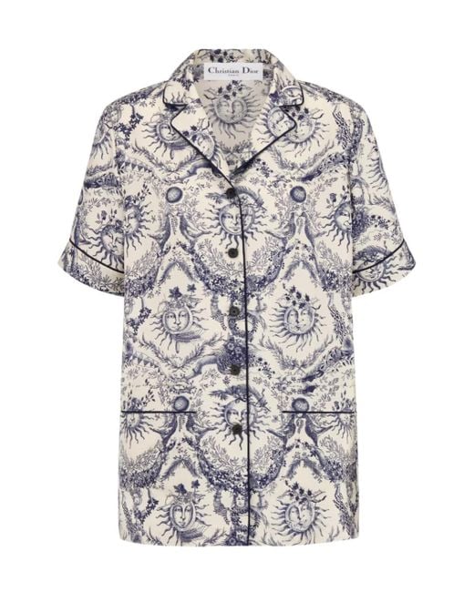 Dior Gray Short-Sleeved Shirt