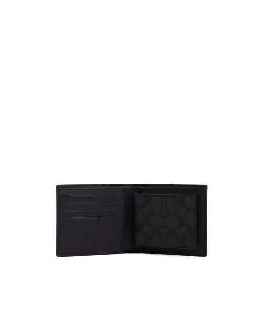 COACH White Boxed 3-In-1 Wallet Gift Set for men