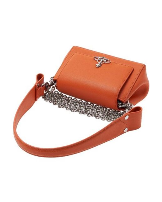 Vivienne Westwood Metallic Logo Shoulder Bag