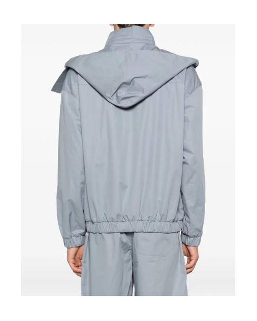 Rier Gray Half-Zip Casual Jacket for men