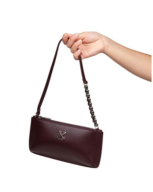 Off-White c/o Virgil Abloh Purple Jitney Shoulder Bag