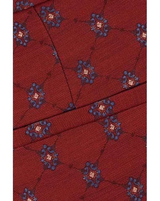 Etro Embroidered Straight-Leg Casual Pants