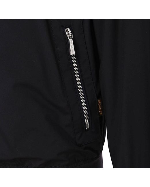 Moorer Blue Alberti Water-Repellent Bomber Jacket for men
