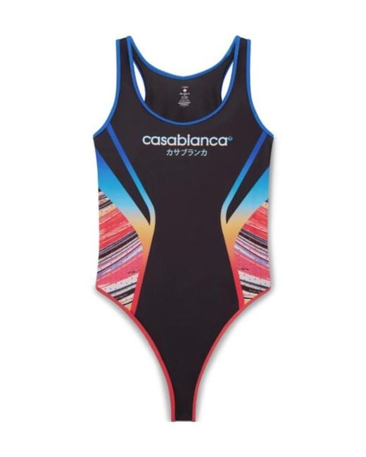 Casablanca Blue Marble Swimsuit