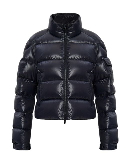 Moncler Blue Petra Zip-Up Short Jacket