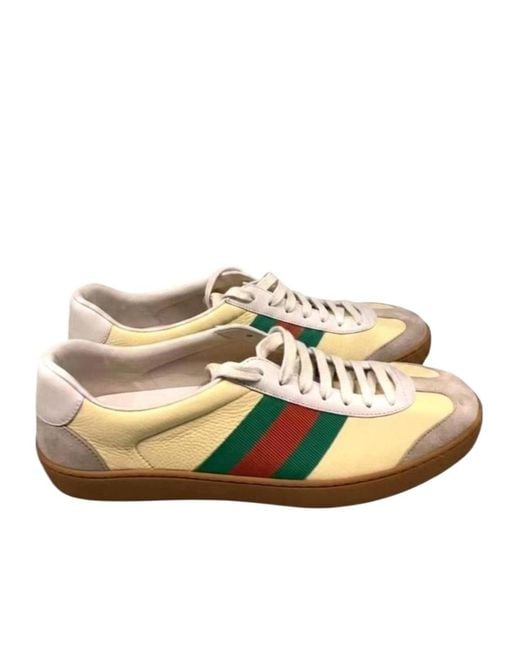 Gucci Multicolor Webbing Low-Top Sneakers