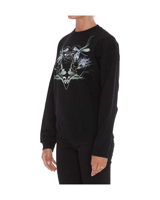 Givenchy Black Pattern Printed Hoodie
