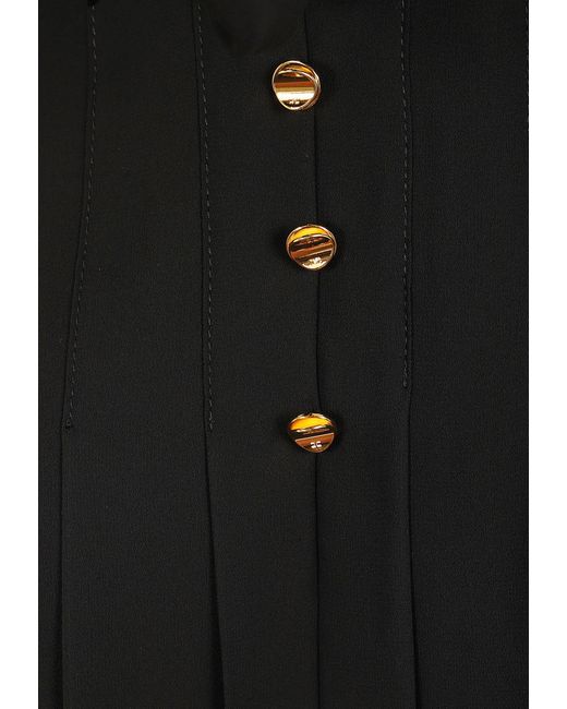 Elisabetta Franchi Black Sleeveless Vest