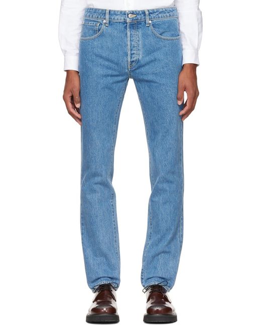KENZO Blue Baraslim Fit Jeans for men