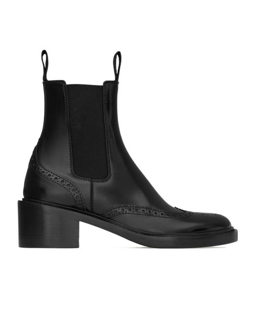 Saint Laurent Black Vincent Chelsea Boots