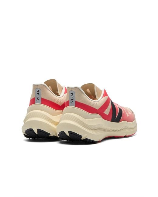 Veja Pink Round-Toe Low-Top Sneakers