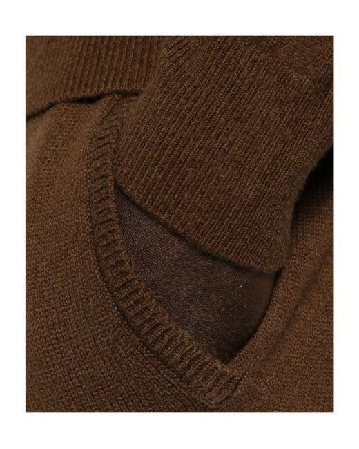 Entire studios Brown Ribbed Knit Trousers for men