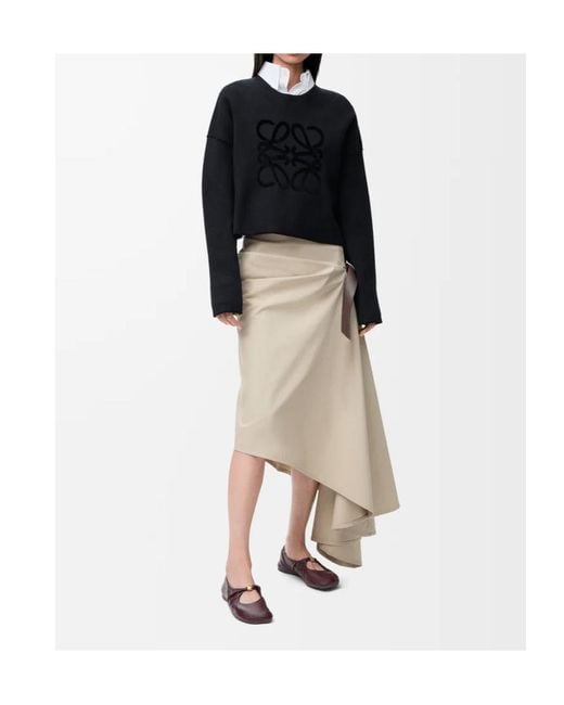 Loewe Black Anagram Crewneck Jumper