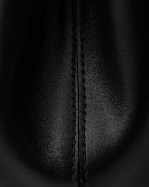 Prada Black Medium Leather Tote Bag