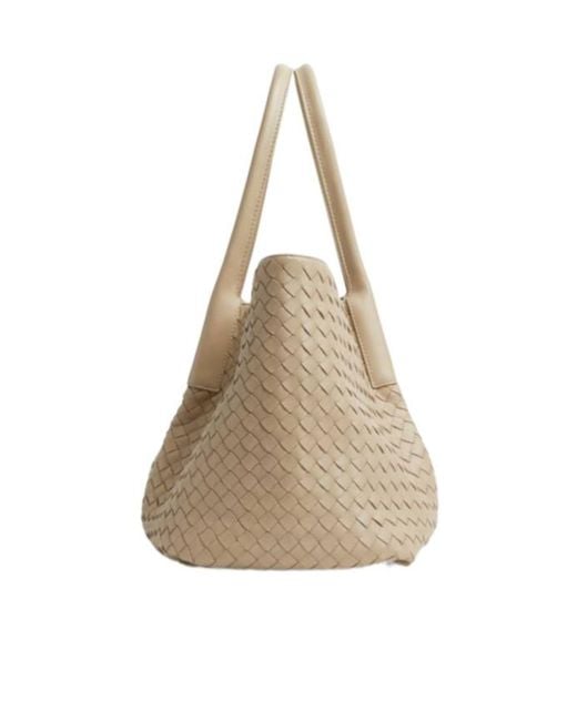 Bottega Veneta Natural Pinacoteca Reversible Tote Bag