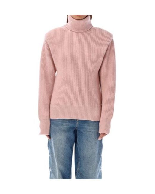 Stella McCartney Blue Long-Sleeved Turtleneck Jumper
