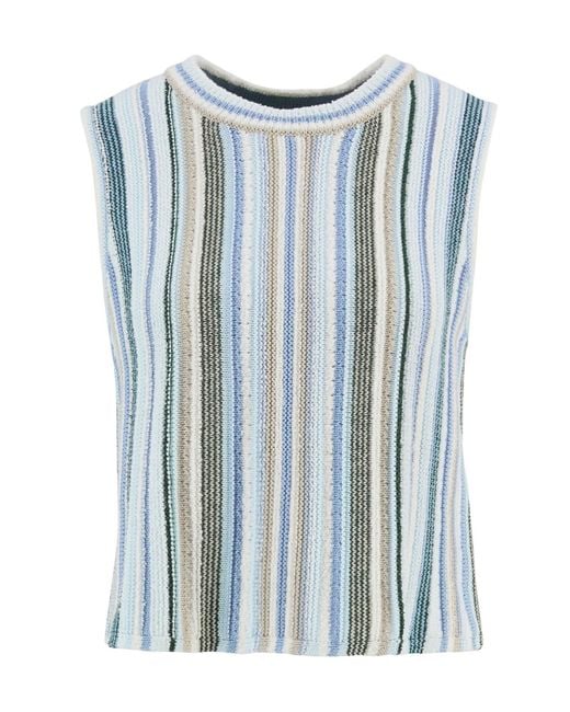 Barbour Blue Knitted Top