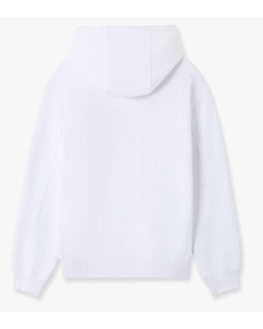 Casablanca White Tennis Club Embroidered Hoodie for men
