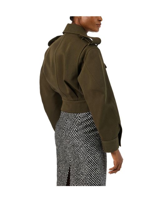 Givenchy Green Long Sleeve Hybrid Jacket