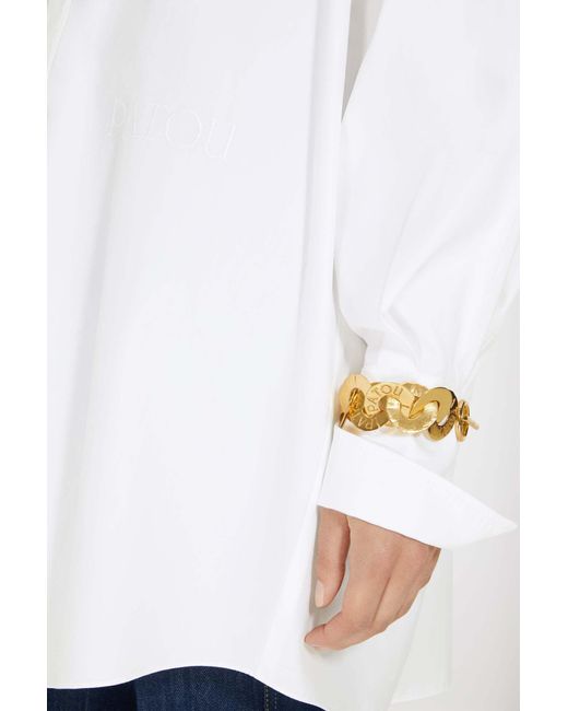 Patou Plated Brass Coin Bracelet in Metallic | Lyst
