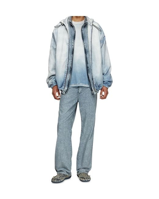DIESEL Blue D-Wynny Jogg Hooded Jacket for men