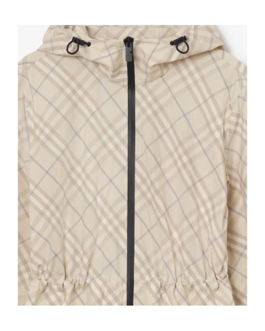 Burberry Natural Check Whitstable Hooded Jacket