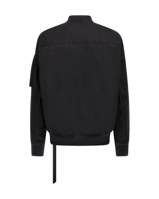 Rick Owens Black Flight Bomber Jacket for men