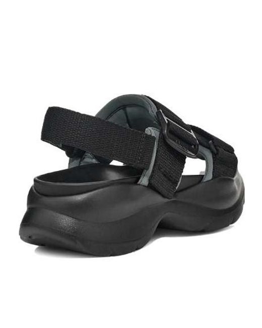 Ugg Black Open-Toed High-Heeled Sandals