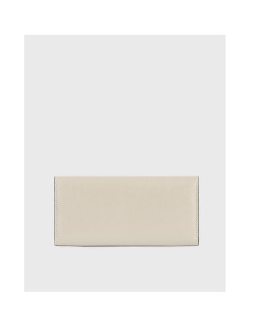 Totême White Totême T Lock Fold-Over Wallet