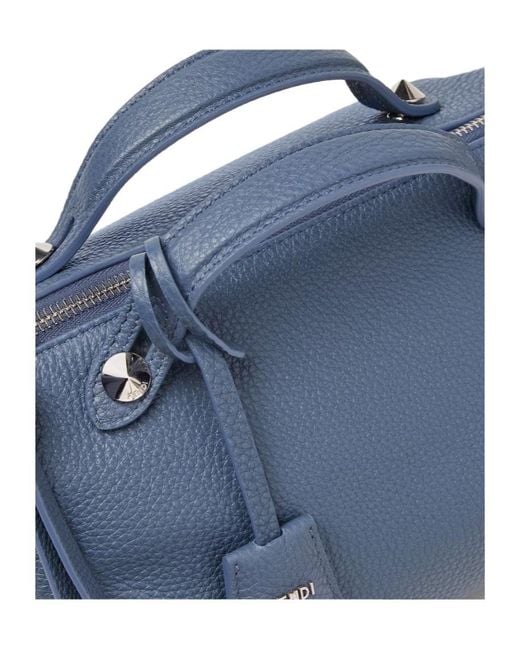 Fendi Blue By The Way Soft Medium Cuoio Romano Leather Bag