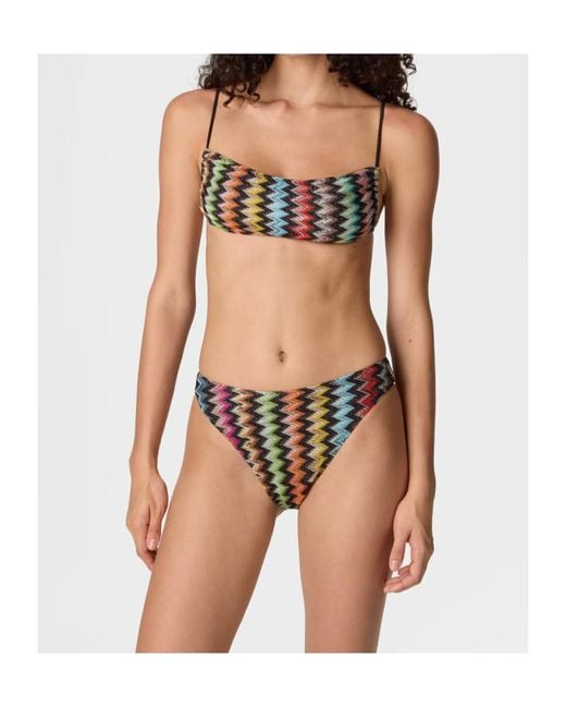Missoni White Zigzag Bikini