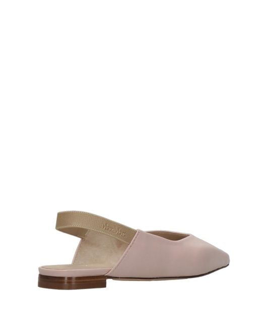 Max Mara Brown Pointed-Toe Flat Sandals