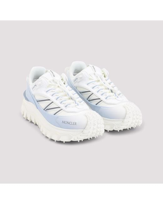 Moncler White Trailgrip Low-Top Sneakers for men