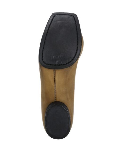 Uma Wang Brown 40Mm Square-Toe Leather Ballerina Shoes