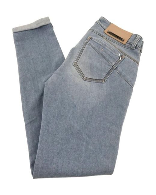 Max Mara Blue Logo Detail Jeans