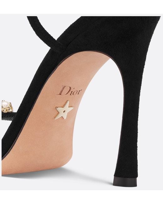 Dior Black Ly Heeled Sandal