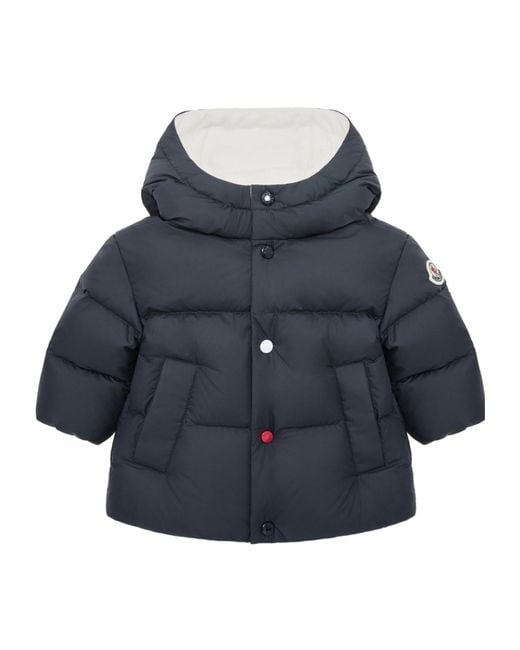 Moncler Blue Romain Hooded Down Jacket
