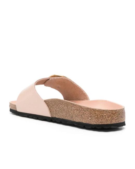 Birkenstock Pink Madrid Big Buckle Sandals