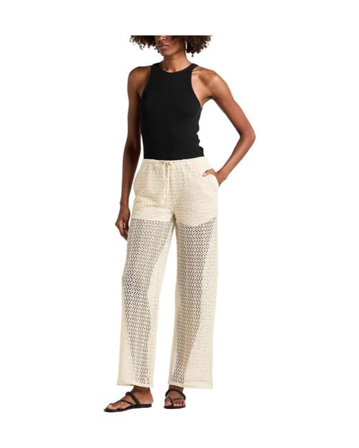 Rag & Bone White Straight-Leg Trousers