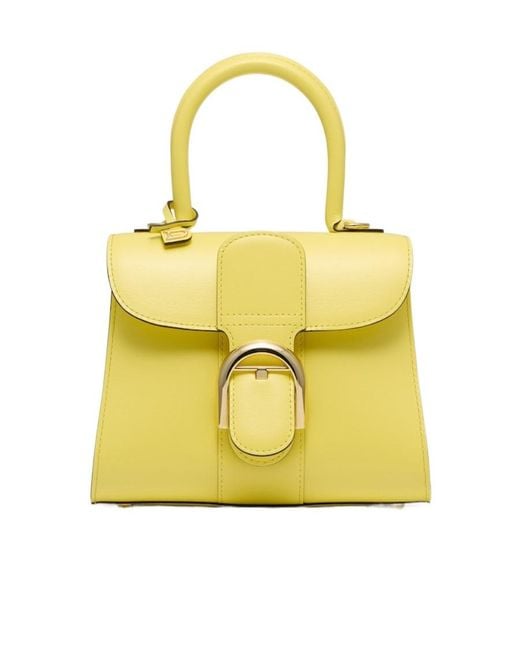 Delvaux Yellow Brillant Mini Tote Bag