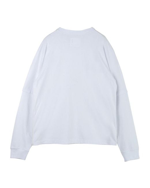 Sacai White X Carhartt Wip Logo Patch Crewneck Sweatshirt for men