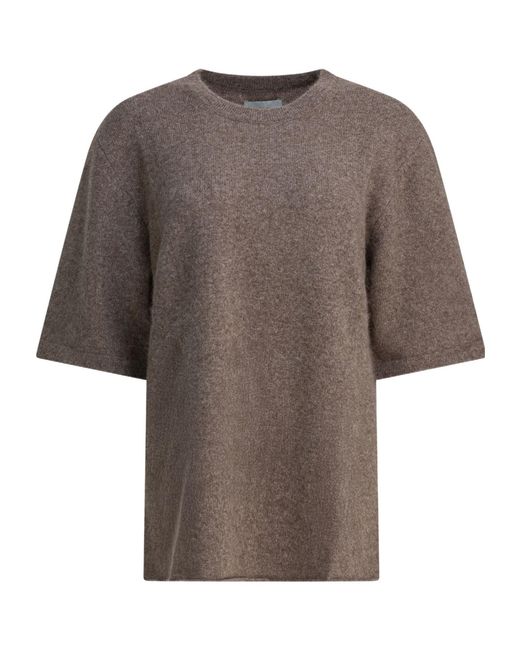 Loulou de Saison Brown 'Raven' Crewneck Sweater