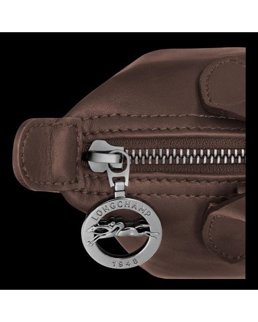 Longchamp Brown Le Pliage Xtra Xs Top Handle Bag