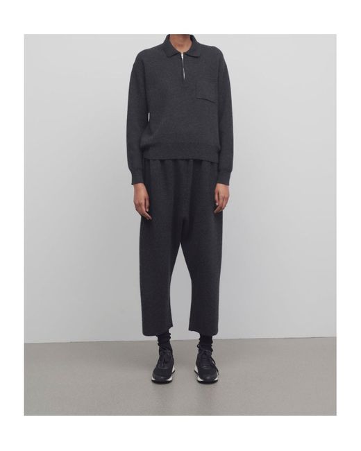 The Row Black Herea Cashmere Pants