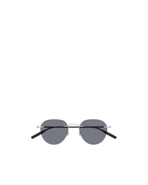 Montblanc Multicolor Eyewear Oval Frame Sunglasses for men