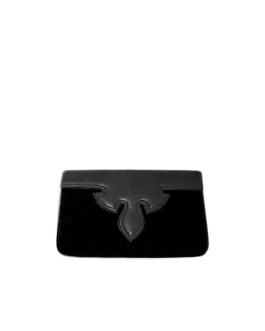 Chrome Hearts Black Zipper Clutch