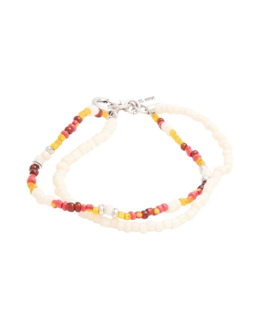 Isabel Marant White Plastic Bracelets