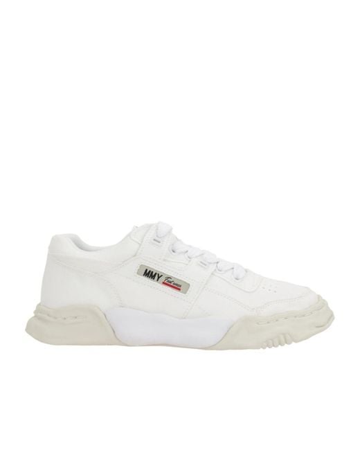 Maison Mihara Yasuhiro White Parker Trainers for men