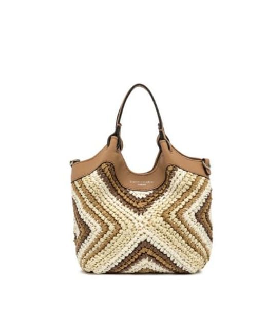 Gianni Chiarini Metallic Dua Patterned Shoulder Bag